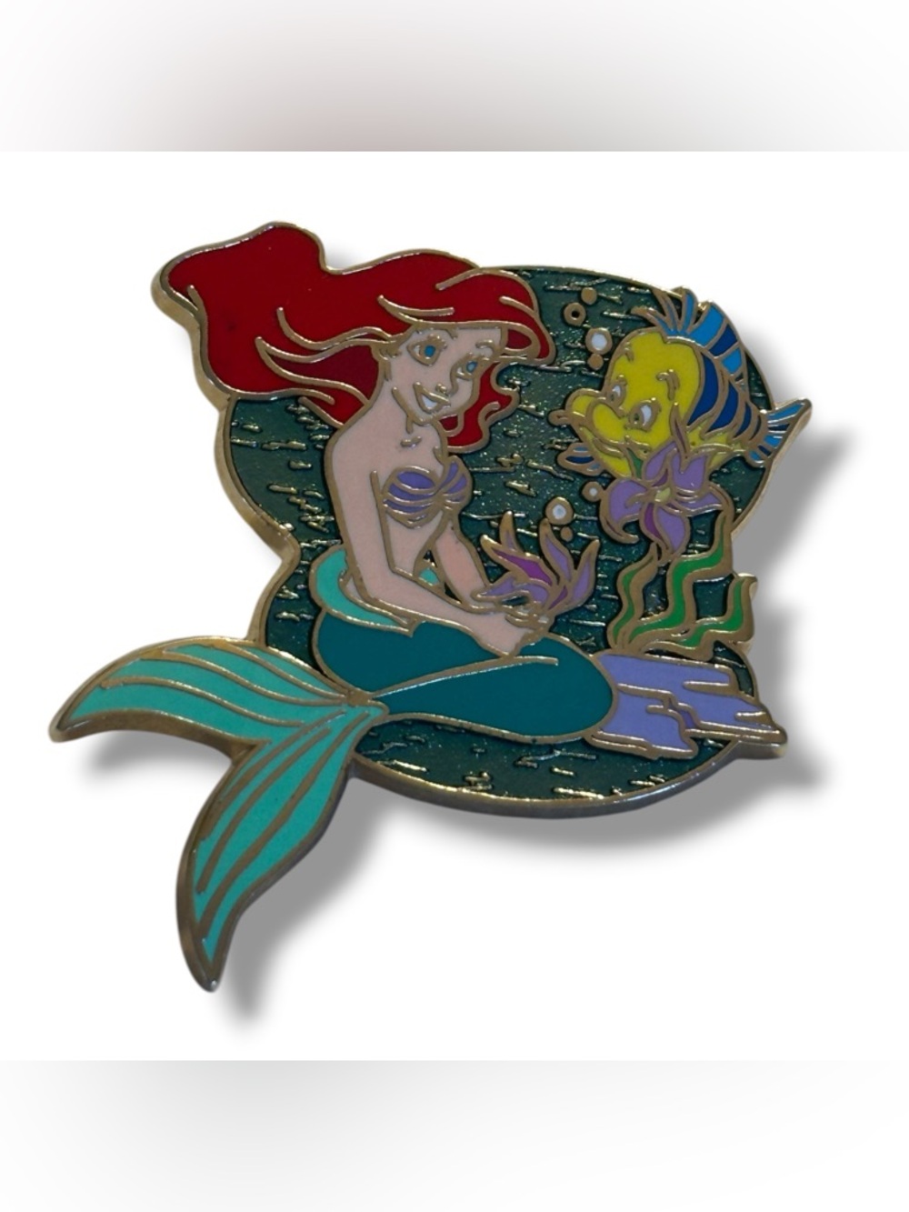 Disney The Little Mermaid Ariel & Flounder Pin